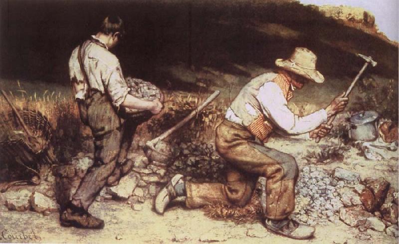 Gustave Courbet The Stone Breakers Germany oil painting art